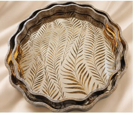 Arrow 2'li İtalyan Servis Tepsisi 40x4 cm / 36x4 cm