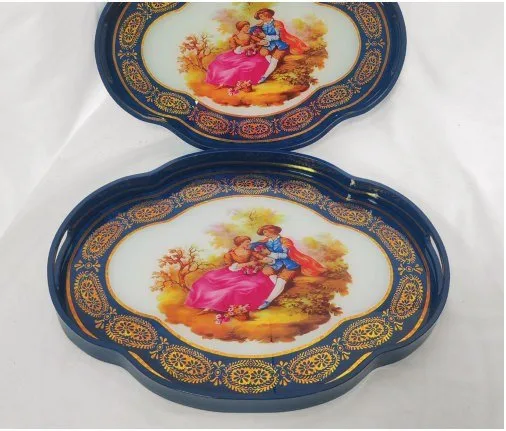 Arrow 2'li Napoli Tepsi 51x37 cm 45x34 cm Servis Sunum Tepsisi