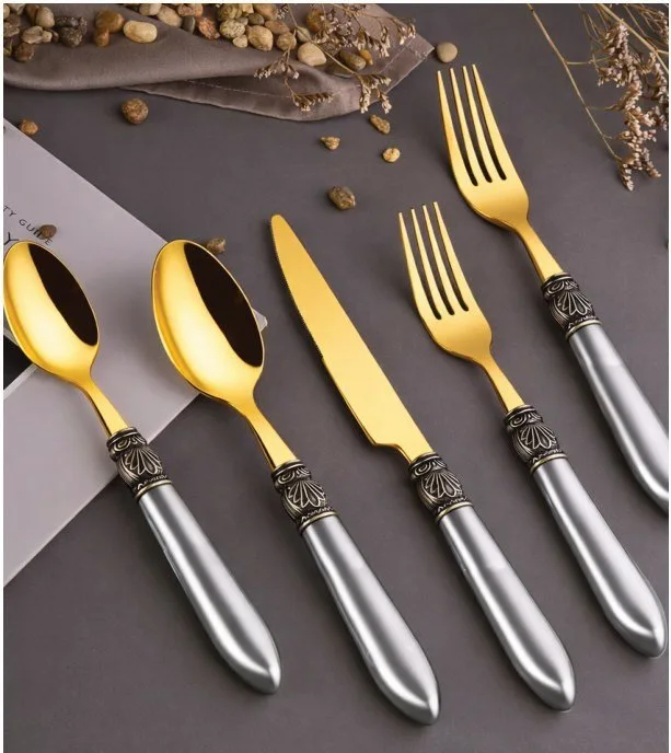 Arrow Minerva Gold 30 Parça Çatal Kaşık Seti