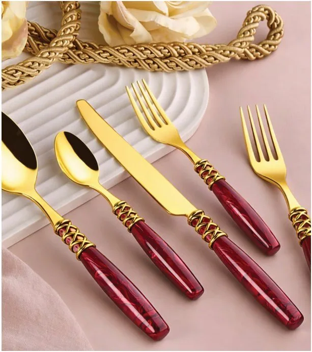 Arrow Minerva Gold 30 Parça Çatal Kaşık Seti