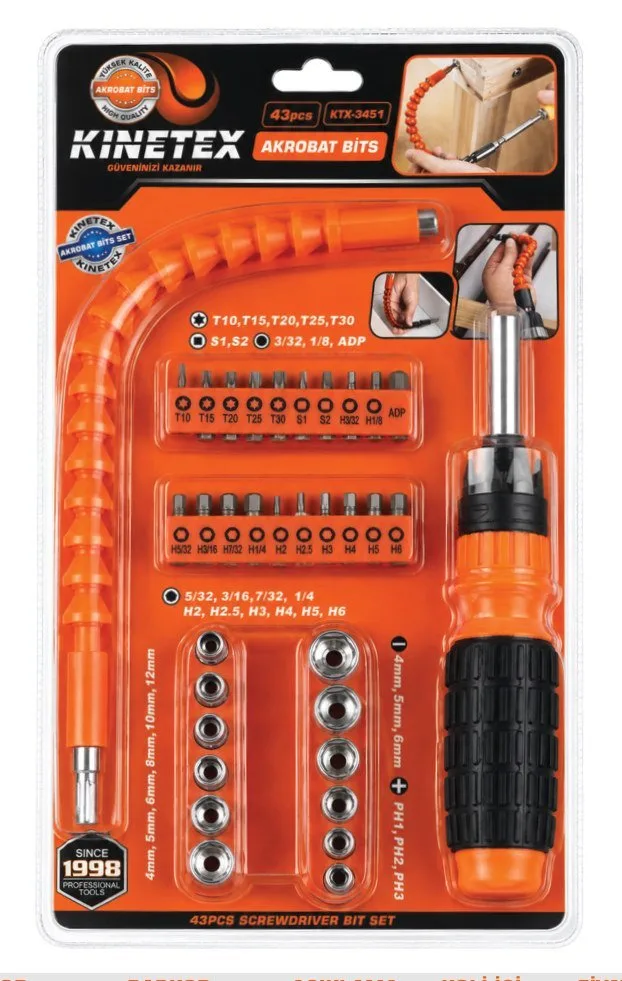 KNITEX 43 Parça Akrobat Bits Seti