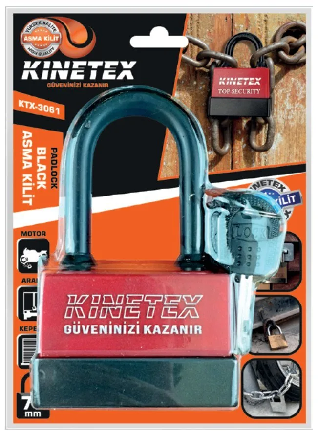 KNITEX BLACK Asma Kilit 65 mm