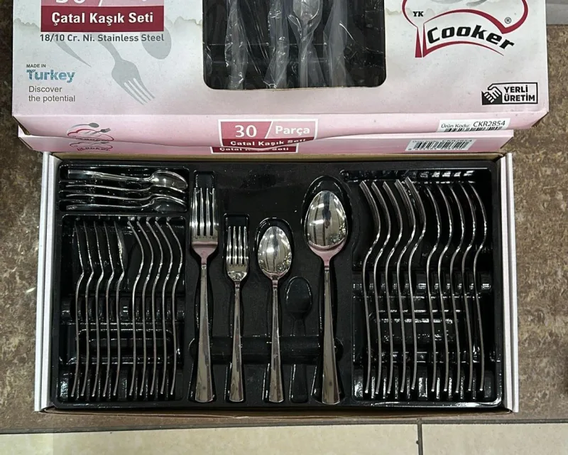 CKR ÇATAL KAŞIK SET MİLAS 30PARÇAX10
