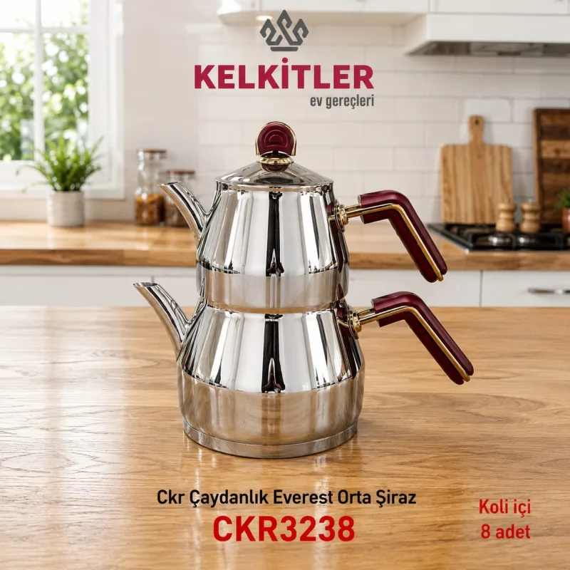 Cooker Everest Çaydanlık Şiraz Orta Boy