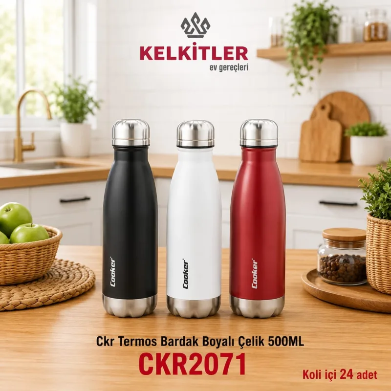 CKR TERMOS BARDAK BOYALI ÇELİK 500MLX24