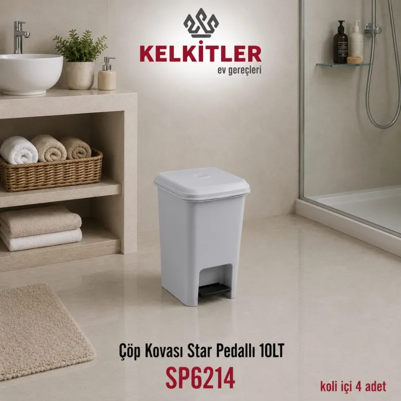 ÇÖP KOVASI STAR PEDALLI 10LTX4