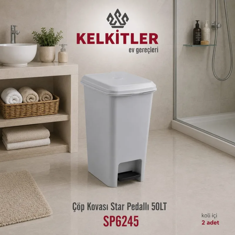 ÇÖP KOVASI STAR PEDALLI 50LTX2