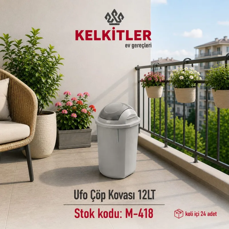 UFO Çöp Kovası 12 L