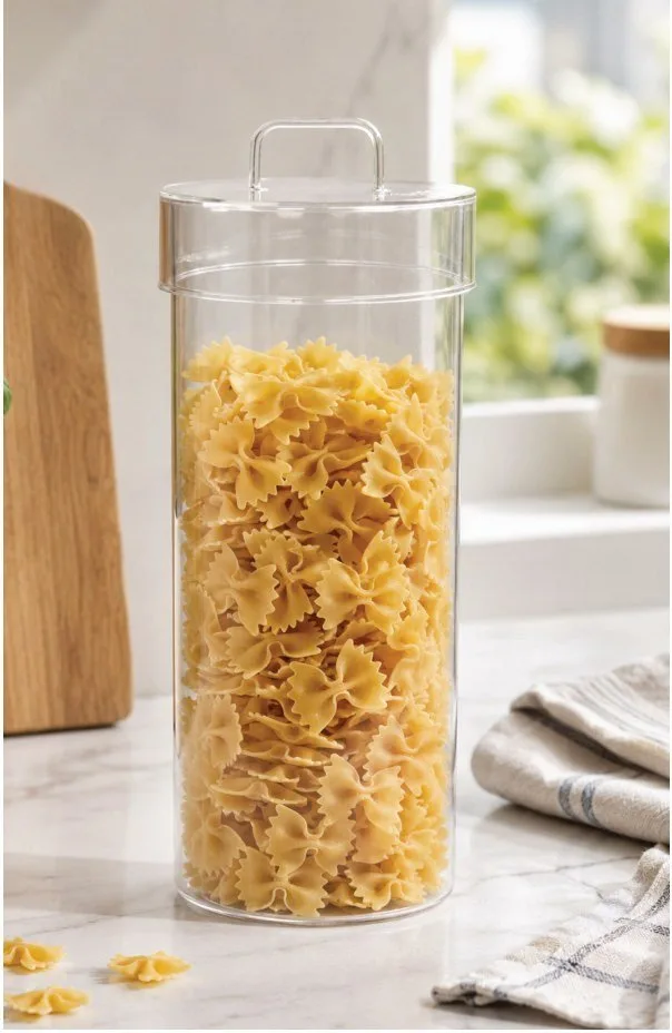 Crystal Lid Storage Cam Kavanoz 1500 ml
