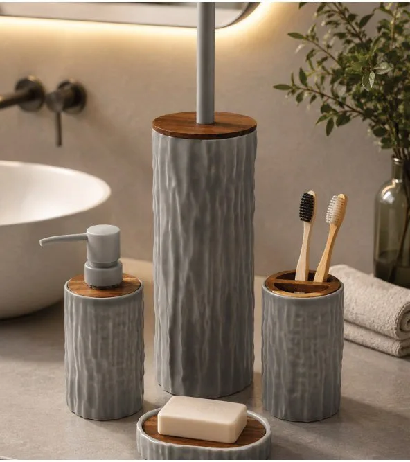 Arrow Dora Banyo Seti, 6 Adet Koli, Banyo ve Sabunluk Seti