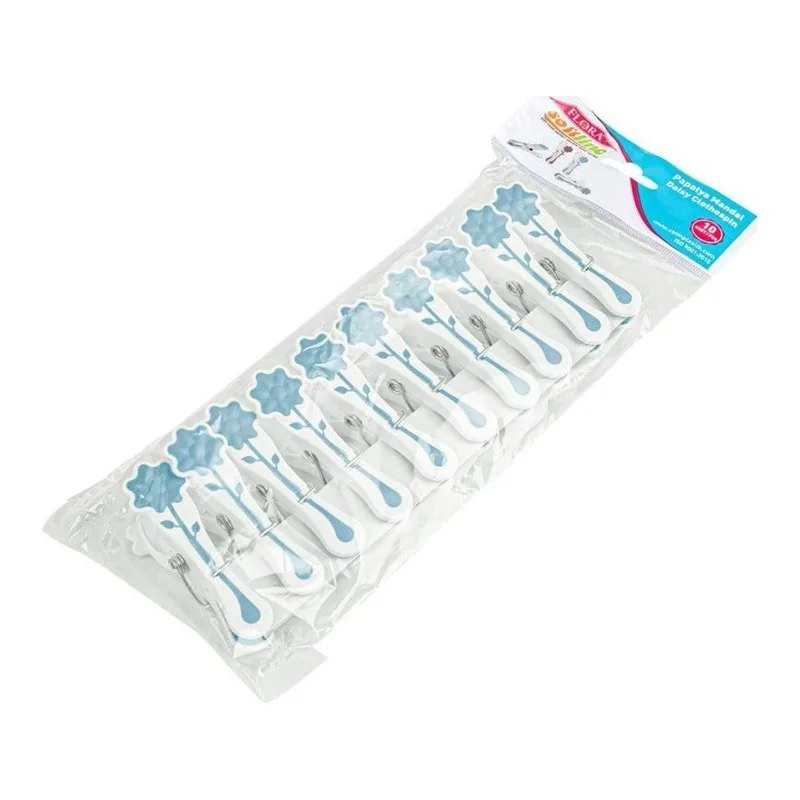 Flora Softline Papatya Mandal 10'lu Paket Çamaşır Mandalı