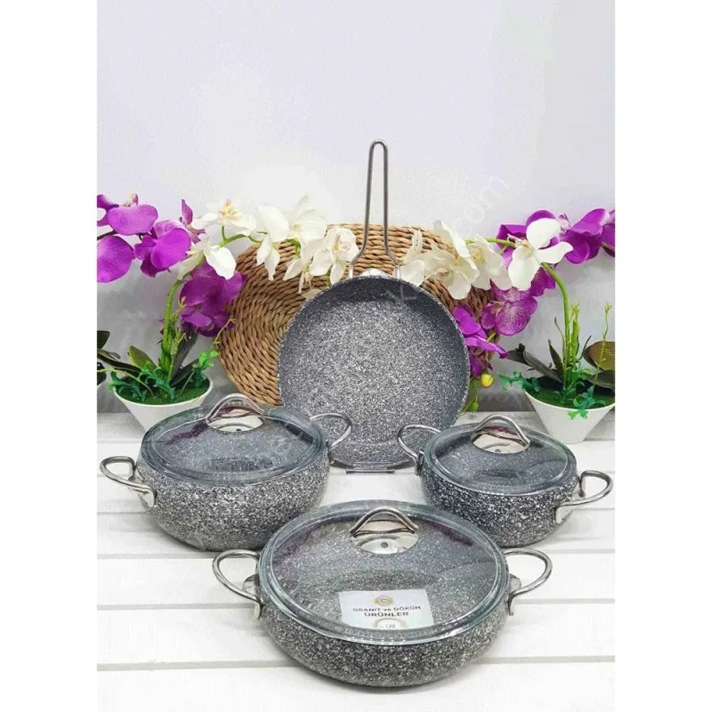 GRANİT DÖKÜM SUNA 7 PARÇA SET 7PCS