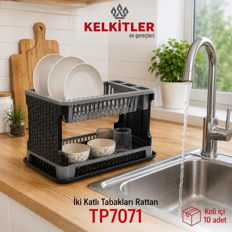 İKİ KATLI TABAKLIK RATTANX10