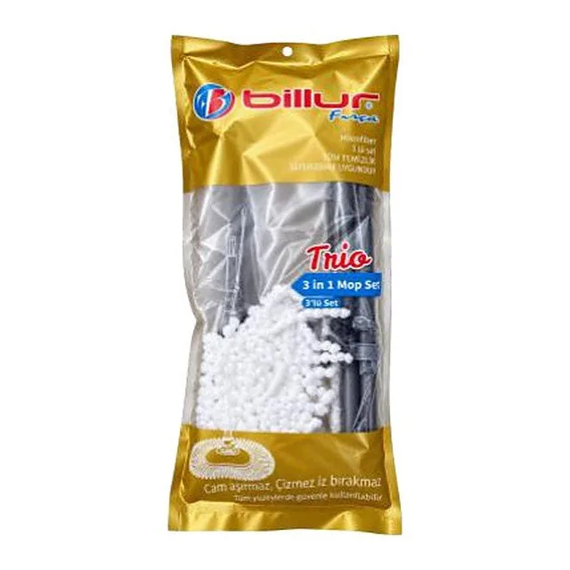 Life Clean Trio 3'lü Mop Seti