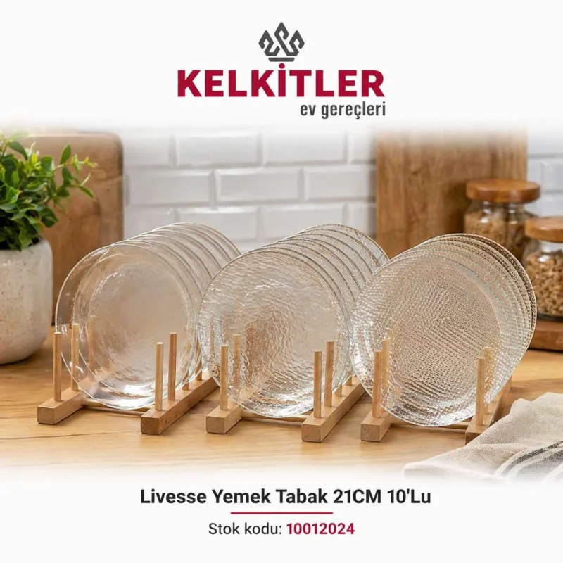 Livesse Yemek Tabağı 10'lu 21 cm