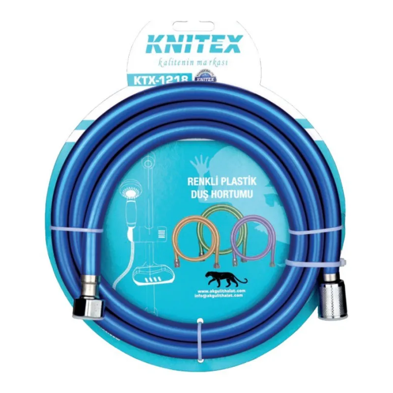 KNITEX Mavi Plastik Duş Hortumu