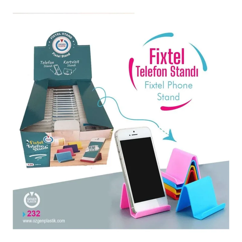 Özgen Plastik Fixtel Telefon ve Kartvizit Standı 59x30 cm