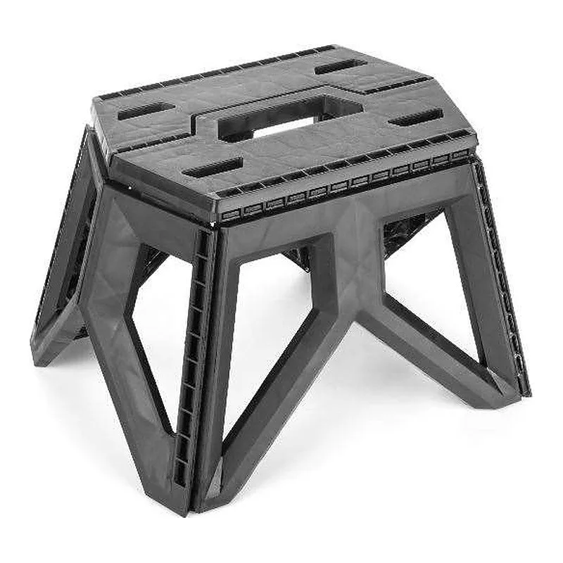 Özgen Plastik Küçük Tank Katlanır Tabure Gri 24x20x29 cm