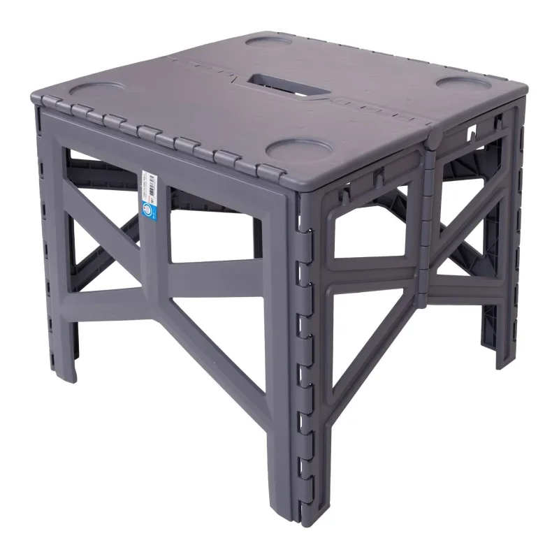 Özgen Plastik Tank Katlanır Sehpa Gri 42x45x47 cm