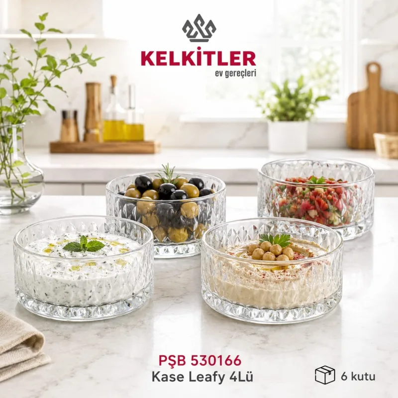 Paşabahçe Leafy Kase 240 ml 4'lü