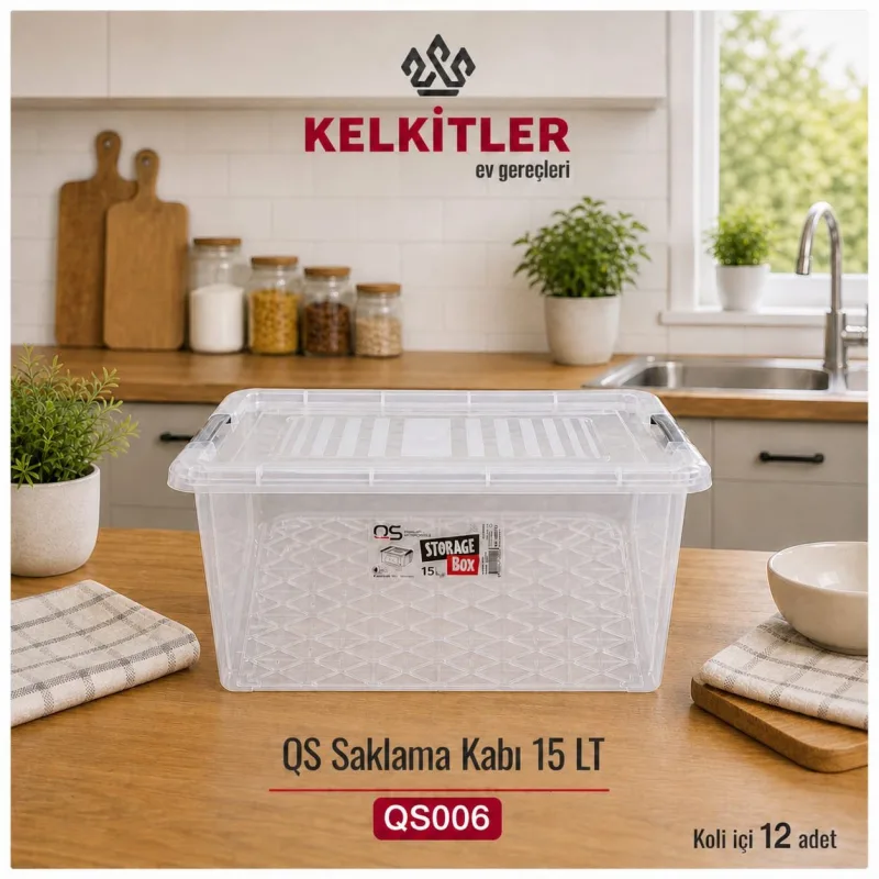 QS Saklama Kabı 15 L