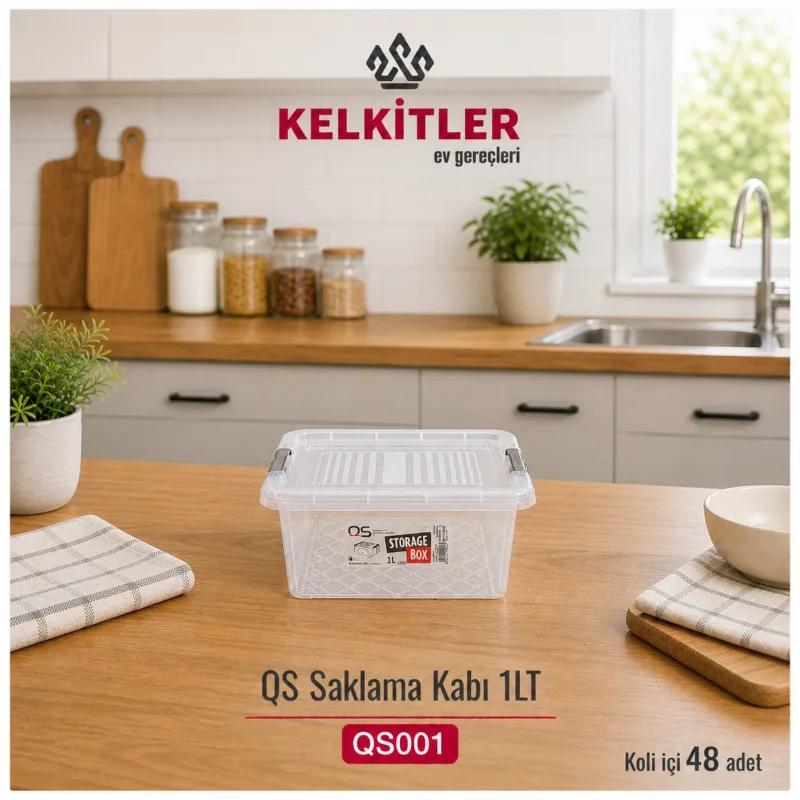 QS Saklama Kabı 1 L