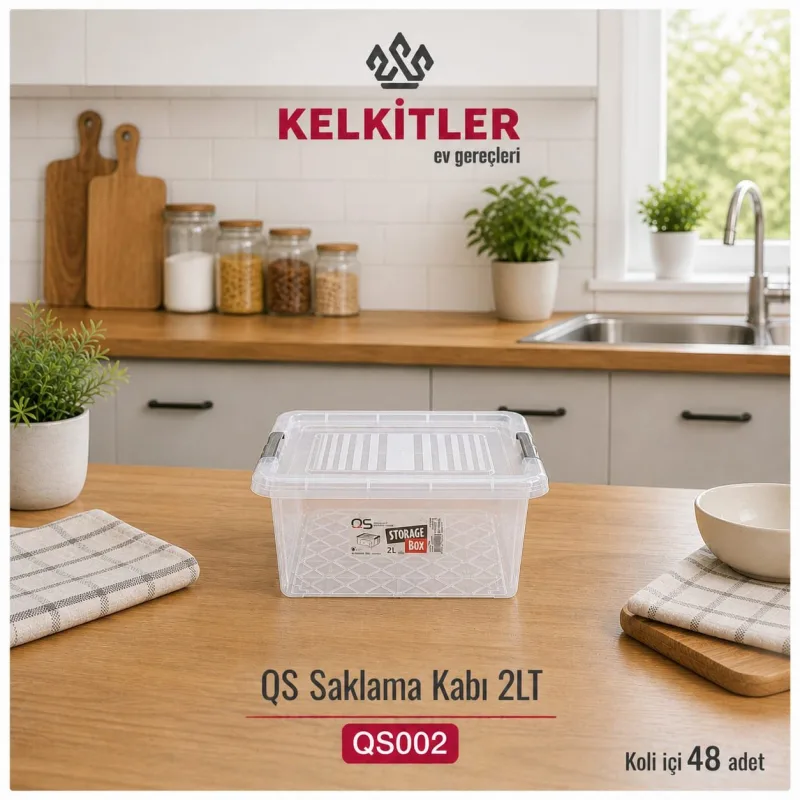 QS Saklama Kabı 2 L