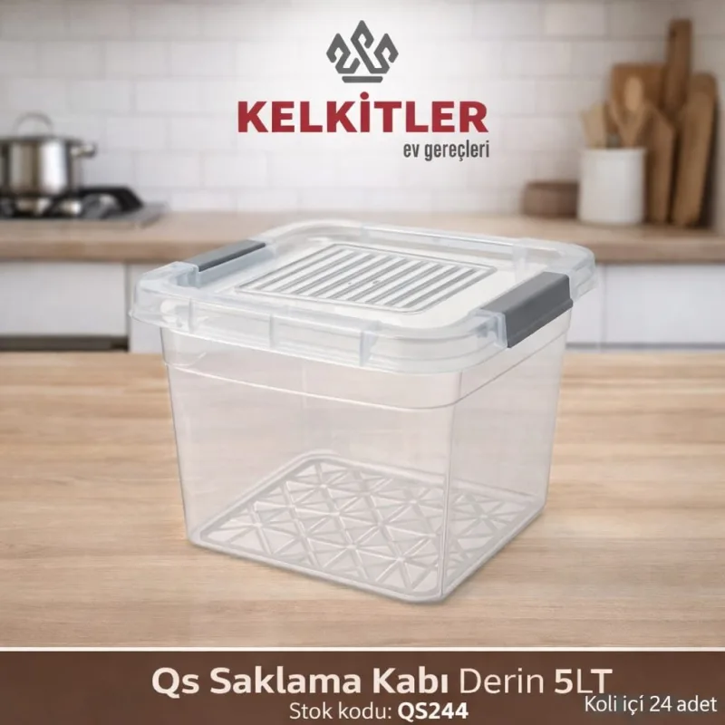 QS Derin Saklama Kabı 5 L