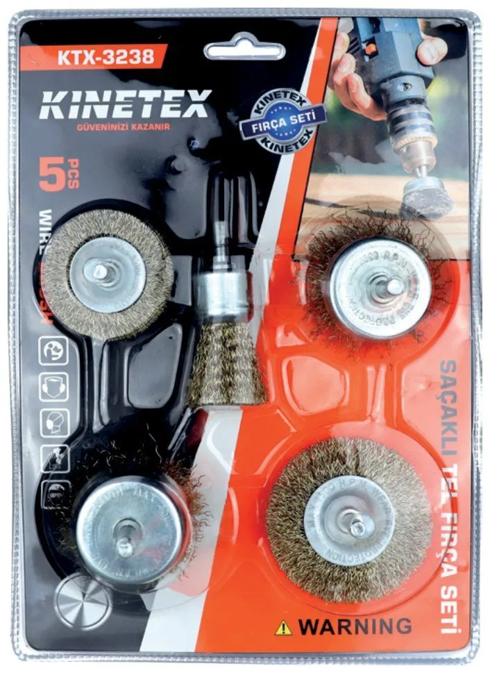 KNITEX Saçaklı Tel Fırça Seti 5 Parça