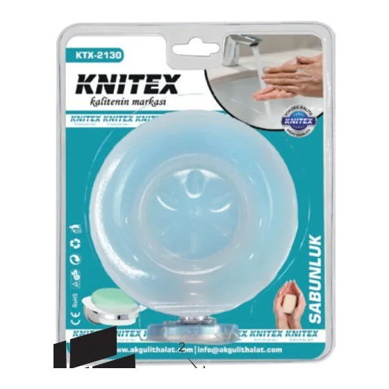 KNITEX Şeffaf Vantuzlu Sabunluk