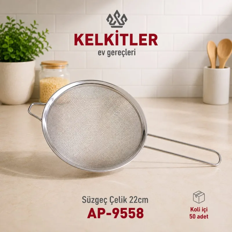 SÜZGEÇ ÇELİK 22CMX50