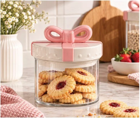 Sweet Jar Seramik Kapak Kavanoz 696 ml (TR-7809)