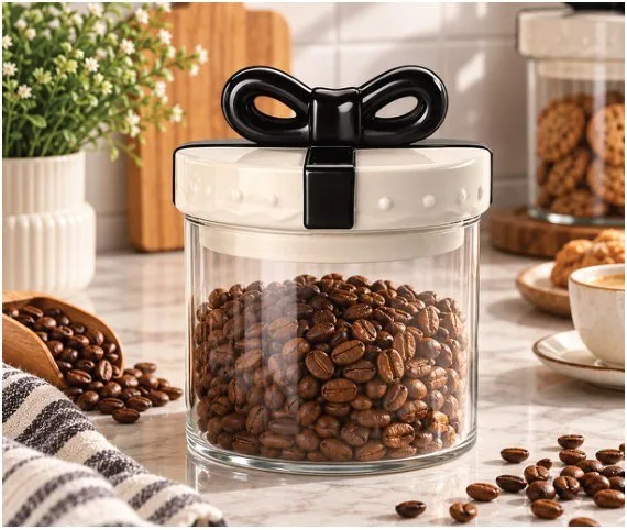 Arrow Sweet Jar Seramik Kapaklı Erzak Kavanozu 777 ml