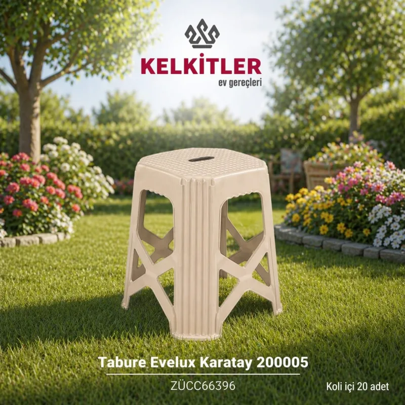 Perilla Evelux Karatay Plastik Tabure