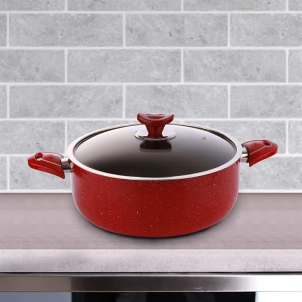 Nar Teflon Derin Tencere 22 cm