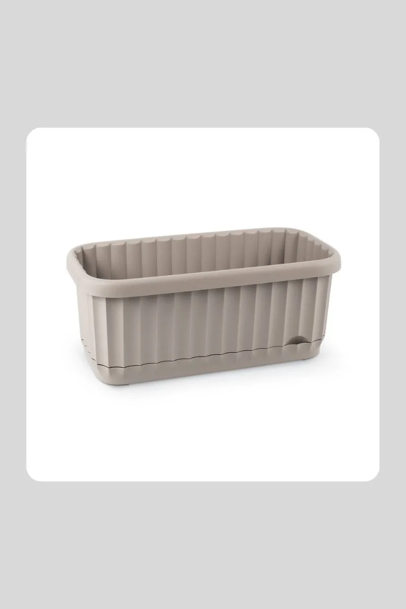 1 No Zeraf Balkon Saksı 36x17,5x15 cm 5,9 L 12'li Koli